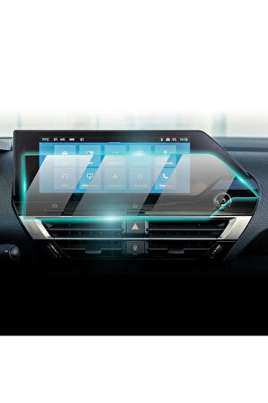 Citroen 2021-2024 C4 - C4 Max 10 Inch Navigasyon için 9H Nano IPG ProActive Ekran Koruyucu.