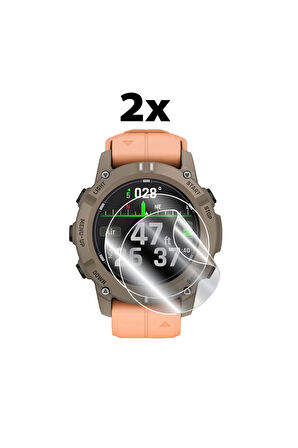 Garmin Descent G2 ile uyumlu IPG HydroGel Ekran Koruyucu (2 Adet)