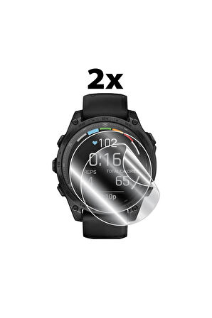 Garmin Tactix 8 – 47 mm AMOLED ile Uyumlu IPG HydroGel Ekran Koruyucu (2 Adet)