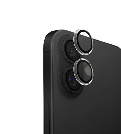 iPhone 16 / 16 Plus için IPG ProLENS Şeffaf Kamera Lens Koruma, HD Görünümlük, Temperli Cam, Çizilmez Lens Kapağı