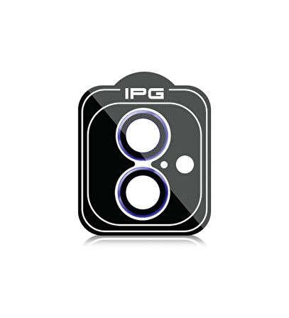 iPhone 16 / 16 Plus için IPG ProLENS Kamera Lens Koruyucu Alüminyum CD Çerçeveli, Kırılmaz Cam