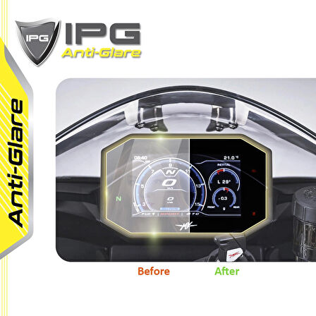 Mv 2020-2025 Agusta Super Veloce 800 - Serıe Oro Için Ipg Anti-Glare (Mat) Ekran Koruyucu
