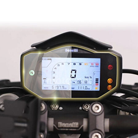 Benelli 752 - 752S Cluster Speedometer Gösterge Paneli Için Ipg Anti-Glare (Mat) Ekran Koruyucu