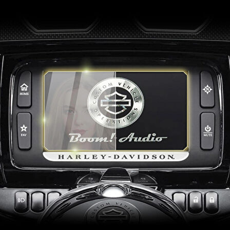 Harley Davıdson 2014-2018 Boom! Box 6.5gt Gösterge Paneli Için Ipg Anti-Glare (Mat) Ekran Koruyucu