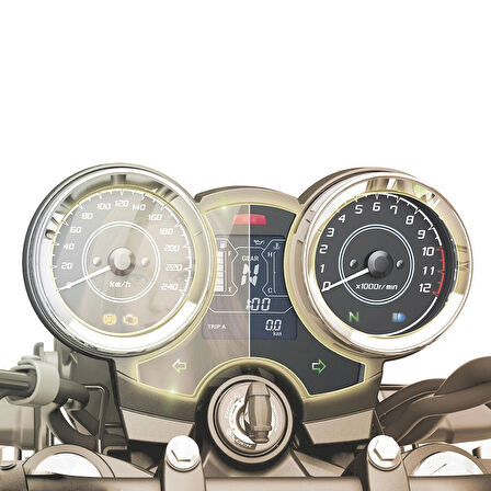 Kawasaki 2021+ Z650RS / S132 N83 Gösterge Paneli Için Ipg Anti-Glare (Mat) Ekran Koruyucu