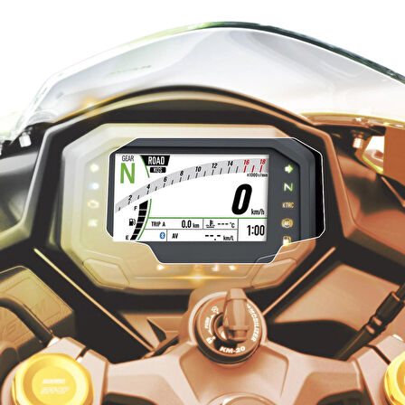 Kawasaki 2023-2025 Ninja ZX4RR / 1000SX / Z650 / Z900 Için Ipg Anti-Glare Yansıma Önleyici Mat Ekran Koruyucu