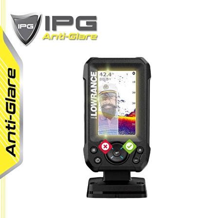 Lowrance EAGLE 4in FishFinder - IPG Anti-Glare Yansıma Önleyici Mat Ekran Koruyucu