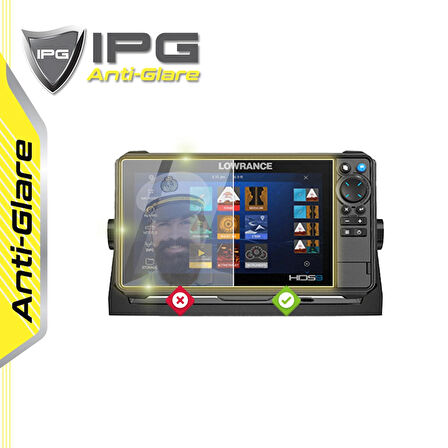 Lowrance HDS PRO 9 FishFinder - IPG Anti-Glare Yansıma Önleyici Mat Ekran Koruyucu