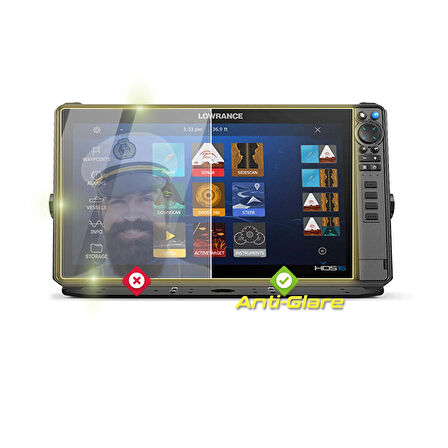 Lowrance HDS PRO 16 FishFinder - IPG Anti-Glare Yansıma Önleyici Mat Ekran Koruyucu