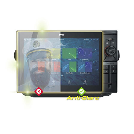 Raymarine AXIOM 2 PRO 12S FishFinder - IPG Anti-Glare Yansıma Önleyici Mat Ekran Koruyucu
