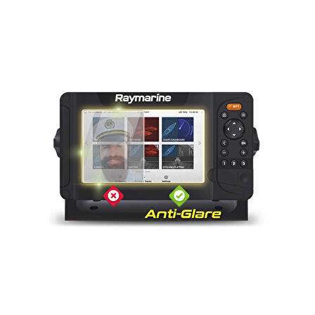 Raymarine Element 7 HV CHIRP Sonar GPS - IPG Anti-Glare Yansıma Önleyici Mat Ekran Koruyucu
