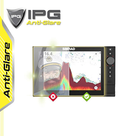 Simrad NSS 4 10 Inch Chartplotter Fishfinder - IPG Anti-Glare Yansıma Önleyici Mat Ekran Koruyucu