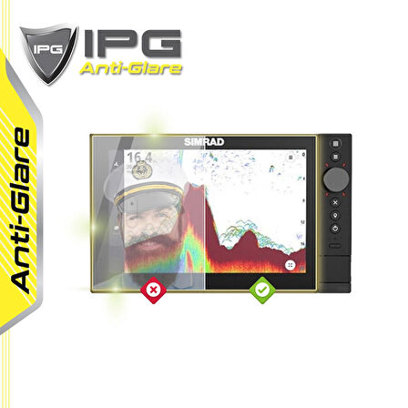 Simrad NSS 4 12 Inch Chartplotter Fishfinder - IPG Anti-Glare Yansıma Önleyici Mat Ekran Koruyucu