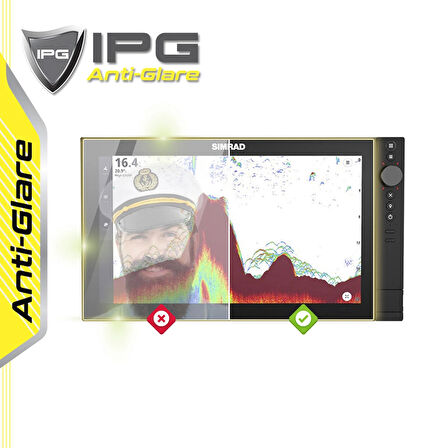 Simrad NSS 4 16 Inch Chartplotter Fishfinder - IPG Anti-Glare Yansıma Önleyici Mat Ekran Koruyucu