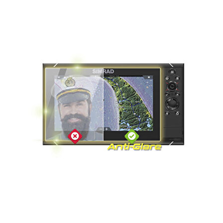 Simrad NSS9 evo3S 9 Inch Chartplotter Fishfinder - IPG Anti-Glare Yansıma Önleyici Mat Ekran Koruyucu