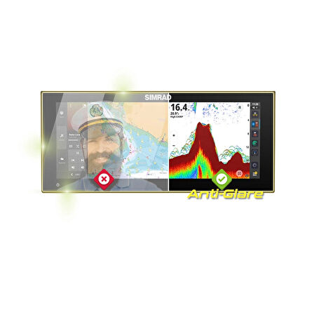 Simrad NSX ULTRAWIDE 3012UW 12 Inch Chartplotter Fishfinder - IPG Anti-Glare Yansıma Önleyici Mat Ekran Koruyucu