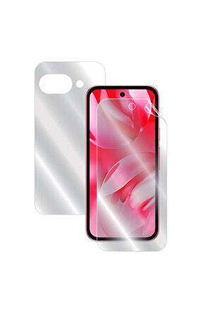 Google Pixel 9a Ile Uyumlu - Hydrogel Tam Kaplama (Ekran+Arka Koruma))