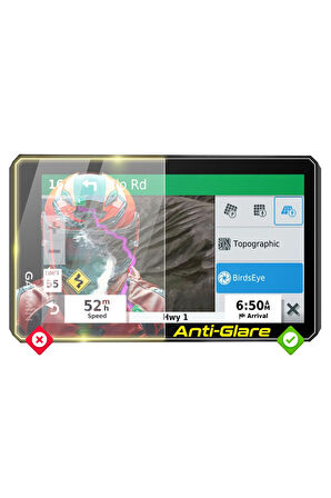Garmin zumo XT 5.5" için IPG Anti-Glare Parlama Önleyici Mat Ekran Koruyucu