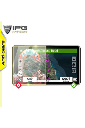 Garmin zumo XT2 6" için IPG Anti-Glare Parlama Önleyici Mat Ekran Koruyucu