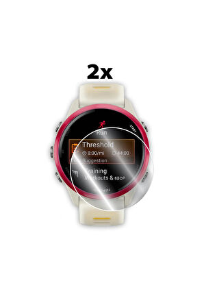 Garmin Forerunner 570-42mm uyumlu IPG HydroGel Ekran Koruyucu (2 Adet)