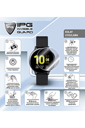 Garmin Forerunner 570-42mm uyumlu IPG HydroGel Ekran Koruyucu (2 Adet)