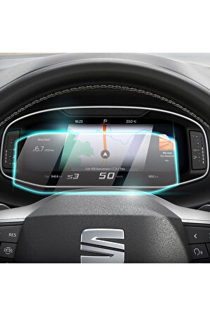 Seat Ateca Uyumlu 10.25 Inch Gösterge Paneli için 9H Nano IPG ProActive Ekran Koruma