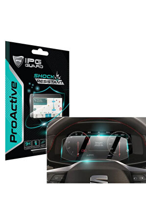 Seat Leon 10.25 Inch Gösterge Paneli için 9H Nano IPG ProActive Ekran Koruma