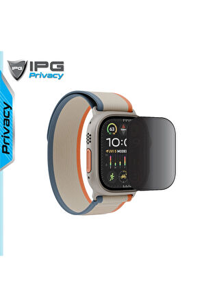 Apple Watch Ultra 1-2 Ipg Privacy Hayalet Ekran Koruma, Gizlilik Filtreli (2 Adet)