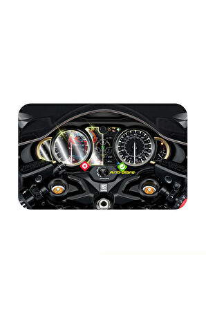 Suzuki 2021-2025 GSX-R 1300 uyumlu Hayabusa Gen3 IPG Anti-Glare Parlama Önleyici Mat Koruyucu
