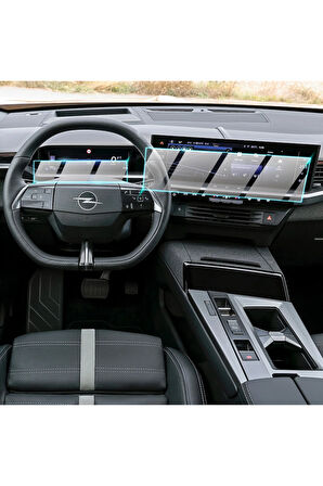 Opel 2025 Grandland Gs 16" Navigasyon + 10" Gös.paneli (2 Parça) Ipg Proactive Ekran Koruyucu Uyumlu