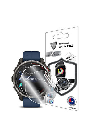 Garmin quatix® 8 47mm Hydrogel (İnce TPU) ile uyumlu Ekran Koruyucu (2 Adet)