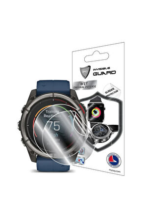Garmin Quatix® 8 51mm Hydrogel (i̇nce Tpu) İle Uyumlu Ekran Koruyucu (2 Adet)