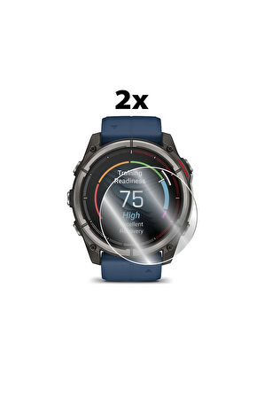Garmin Quatix® 8 51mm Hydrogel (i̇nce Tpu) İle Uyumlu Ekran Koruyucu (2 Adet)