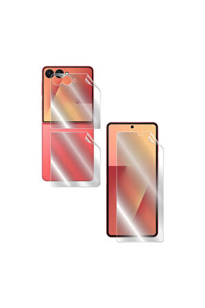 Samsung Galaxy Z Flip 7 (İç Dış ekran ve Arka ) için Hydrogel Koruyucu