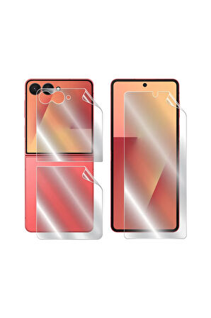 Samsung Galaxy Z Flip 7 (İç Dış ekran ve Arka ) için Hydrogel Koruyucu