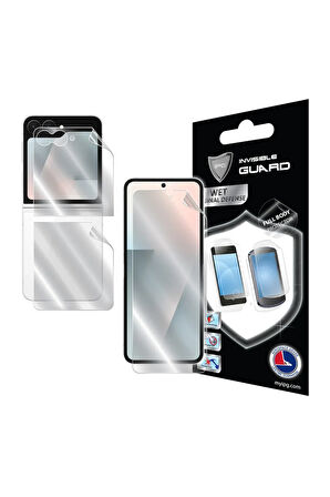Samsung Galaxy Z Flip 7 FE (İç Dış ekran ve Arka ) için Hydrogel Koruyucu
