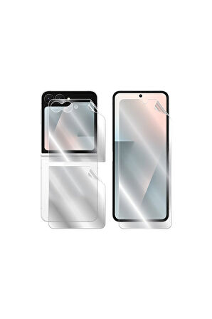 Samsung Galaxy Z Flip 7 FE (İç Dış ekran ve Arka ) için Hydrogel Koruyucu