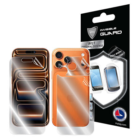 Apple Uyumlu Iphone 17 Pro Max Için Hydrogel (İNCE TPU) Tam Kaplama (EKRAN VE ARKA KORUMA)