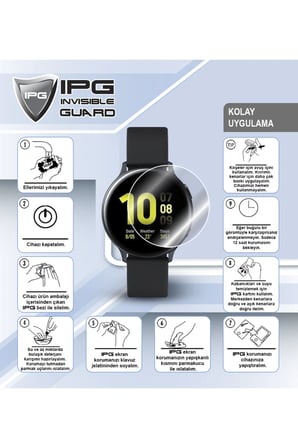 HUAWEI WATCH GT Runner 2 ile uyumlu IPG HydroGel (İnce TPU) Ekran Koruyucu (2 Adet)