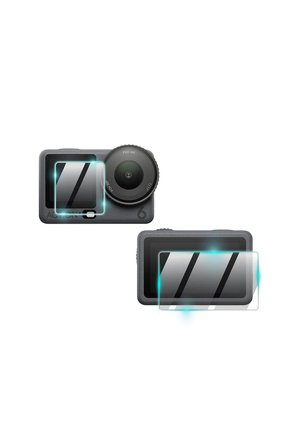 DJI Osmo Action 6 Kamera için 9H Nano IPG ProActive Ekran Koruyucu (2 Adet Büyük, 1 Küçük Ekran), Pürüzsüz Cam Bitiş, Ultra Duyarlı Dokunmatik Hassasiyet