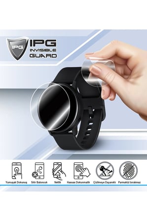 Suunto Race 2 AMOLED GPS Sports Watch ile uyumlu IPG HydroGel (İnce TPU) Ekran Koruyucu (2 Adet)