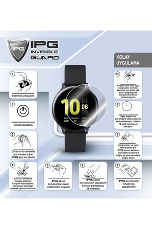 Garmin Forerunner 70, 170, 170 Music ile uyumlu IPG HydroGel (İnce TPU) Ekran Koruyucu (2 Adet)