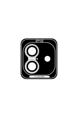 iPhone 17 için ProLENS Kamera Lens Koruyucu Elmas Taş Çerçeveli, Kırılmaz Cam