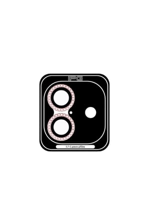 iPhone 17 için ProLENS Kamera Lens Koruyucu Elmas Taş Çerçeveli, Kırılmaz Cam
