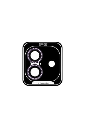 iPhone 17 için ProLENS Kamera Lens Koruyucu Elmas Taş Çerçeveli, Kırılmaz Cam