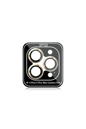 iPhone 17 Pro / iPhone 17 Pro Max için ProLENS Kamera Lens Koruyucu Alüminyum CD Çerçeveli, Kırılmaz Cam
