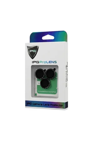 iPhone 15 Pro / 15 Pro Max için ProLENS Kamera Lens Koruyucu Elmas Kesim Çerçeveli, Kırılmaz Cam