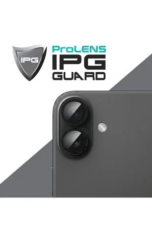 iPhone 17 için ProLENS Kamera Lens Koruyucu Elmas Kesim Çerçeveli, Kırılmaz Cam