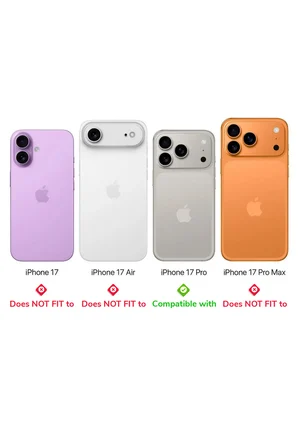 iPhone 17 Pro için ProLENS Tam Kamera Lens Koruma, Çerçeveli Tek Gövde Kamera Lens Koruması