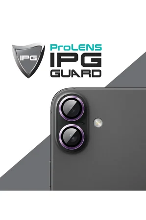iPhone 17 için ProLENS Kamera Lens Koruyucu Alüminyum CD Çerçeveli, Kırılmaz Cam